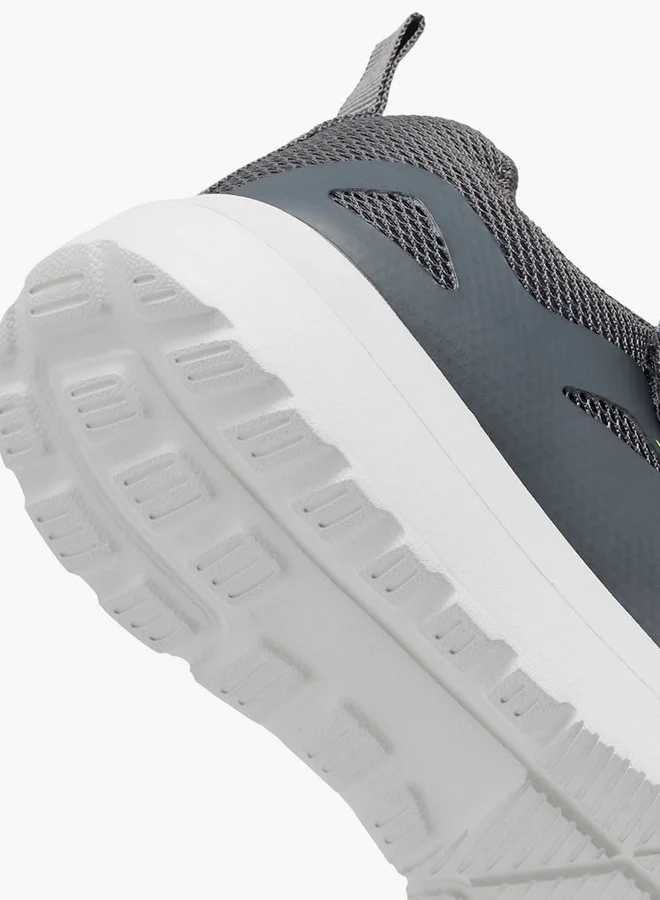 Dash Textured Sports Shoes with Hook and Loop Closure