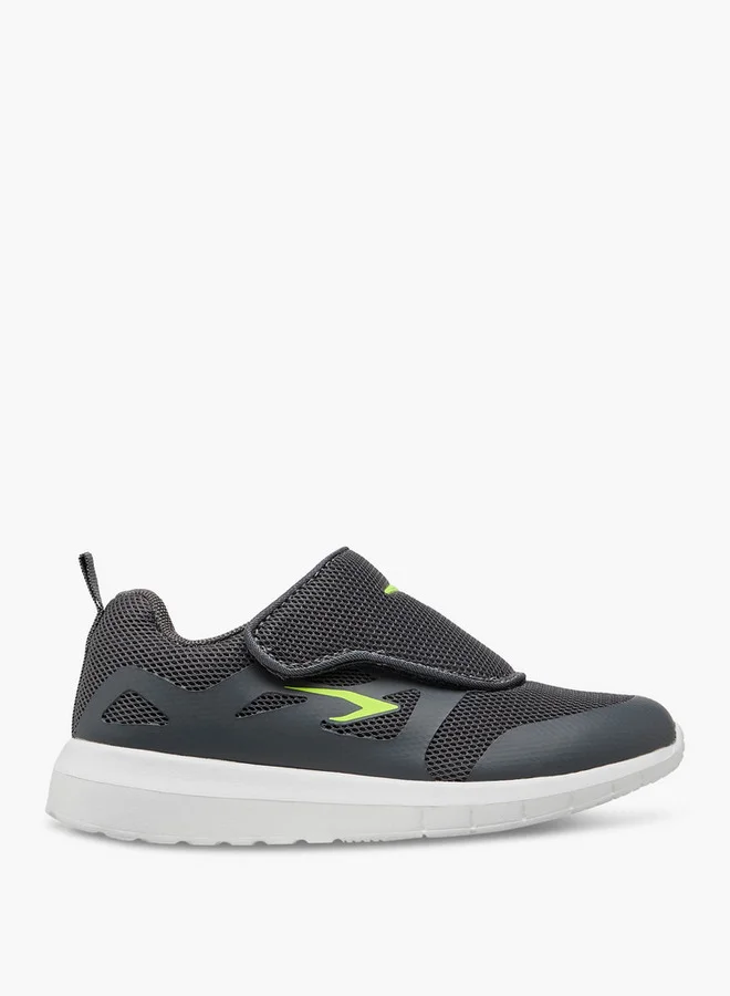 Dash Textured Sports Shoes with Hook and Loop Closure