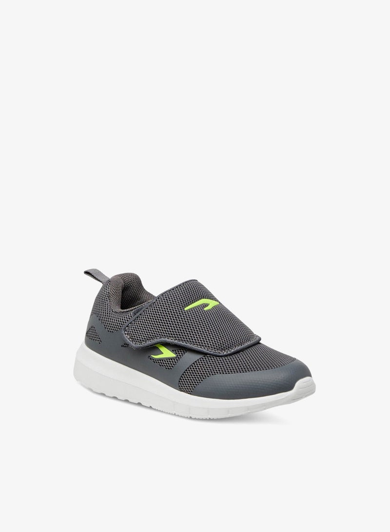 Dash Textured Sports Shoes with Hook and Loop Closure - Image 2