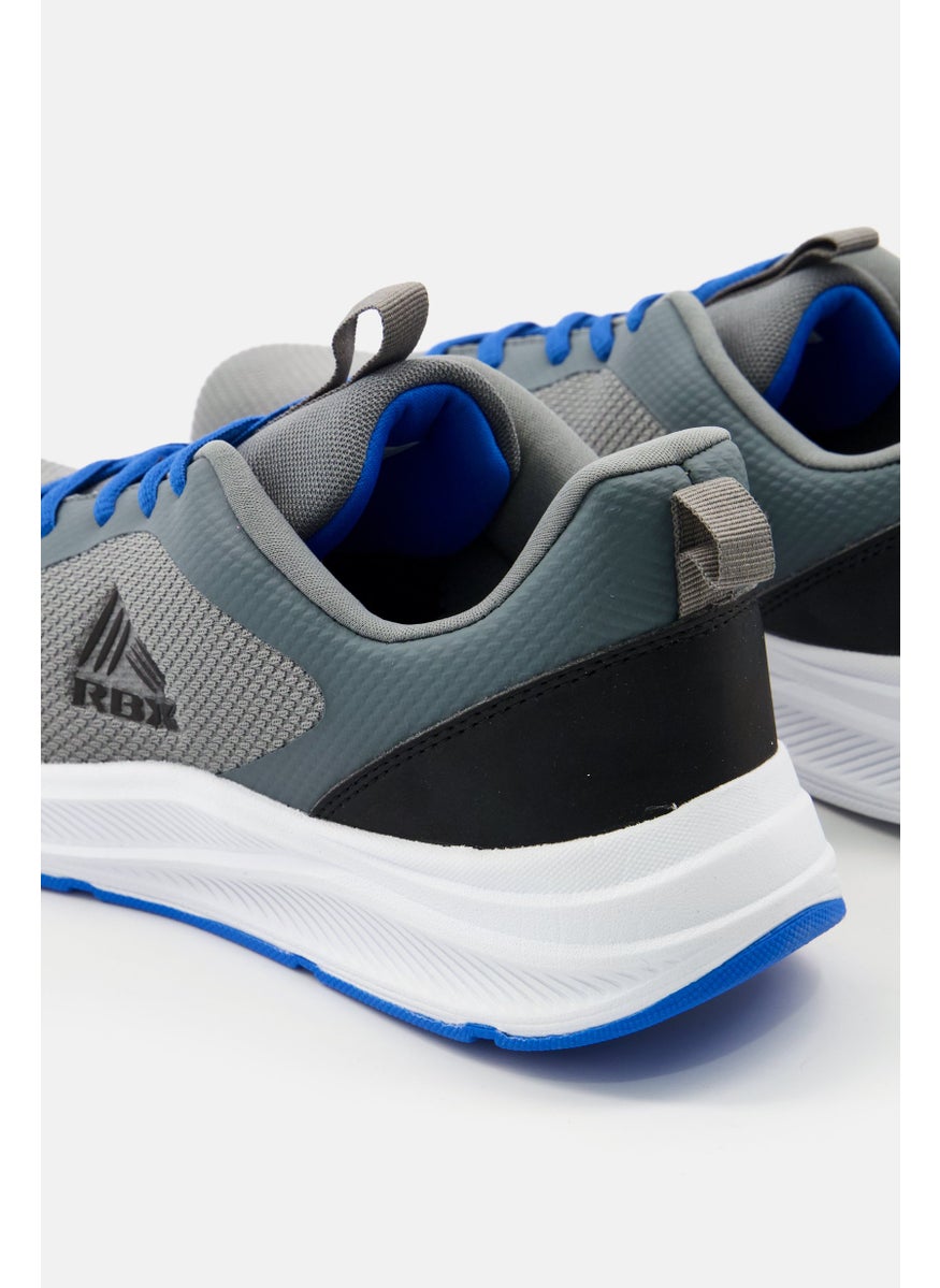 RBX - Men Revolt Lace Up Running Shoes, Grey - Image 1