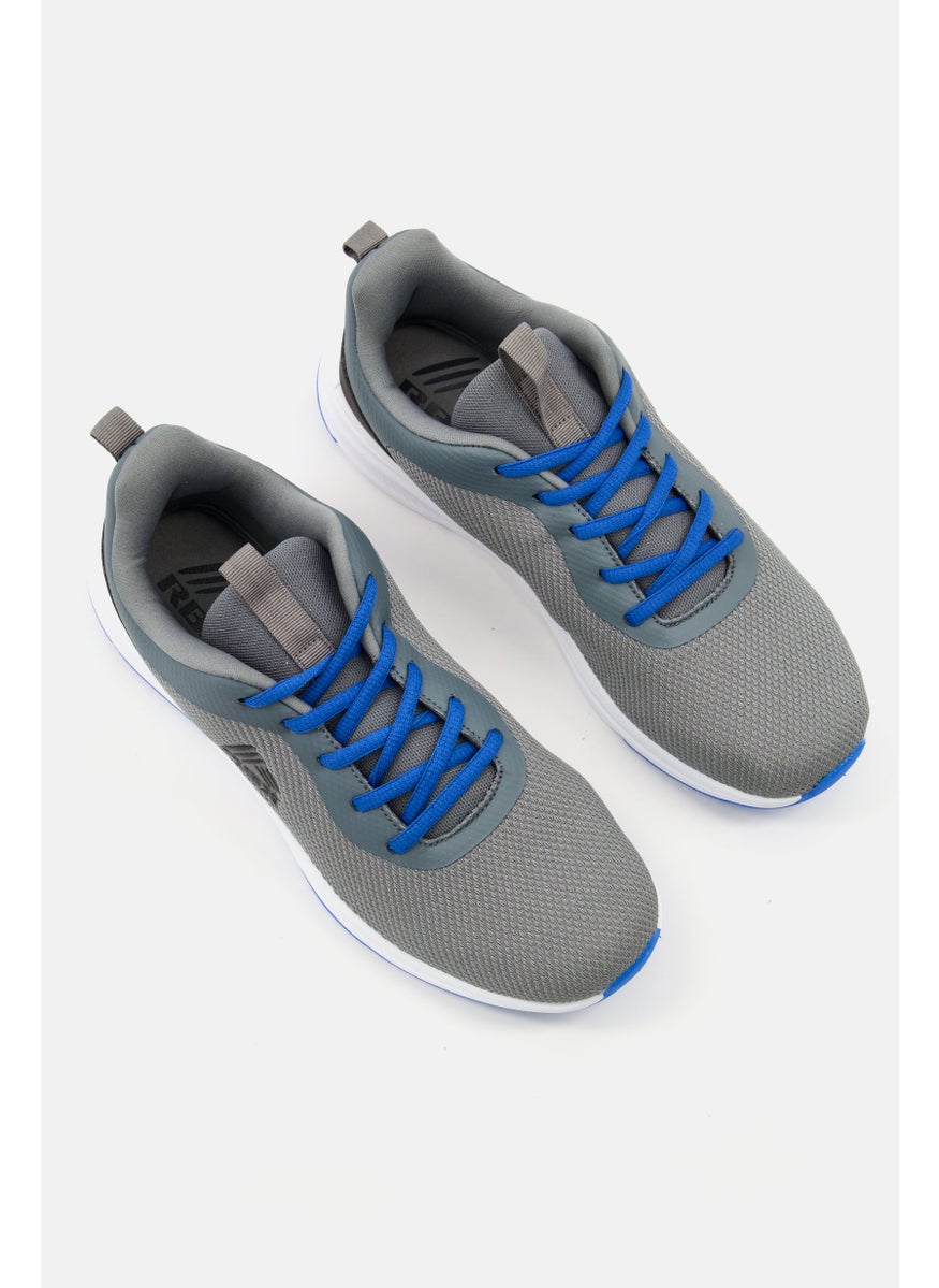 RBX - Men Revolt Lace Up Running Shoes, Grey - Image 1