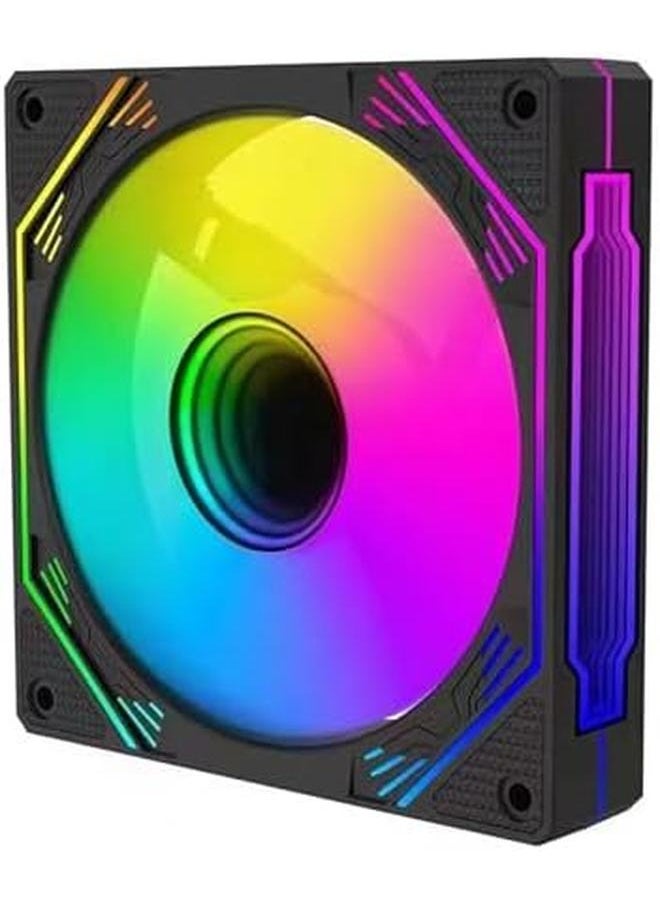SHARX Infinity Ix 120B 3 Argb 120Mm Case Fans For Computer Case And Liquid Cooler Black  - Image 3