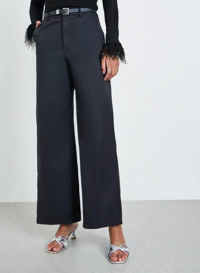 ستايلي بنطال بقصة أرجل واسعة - Image 2