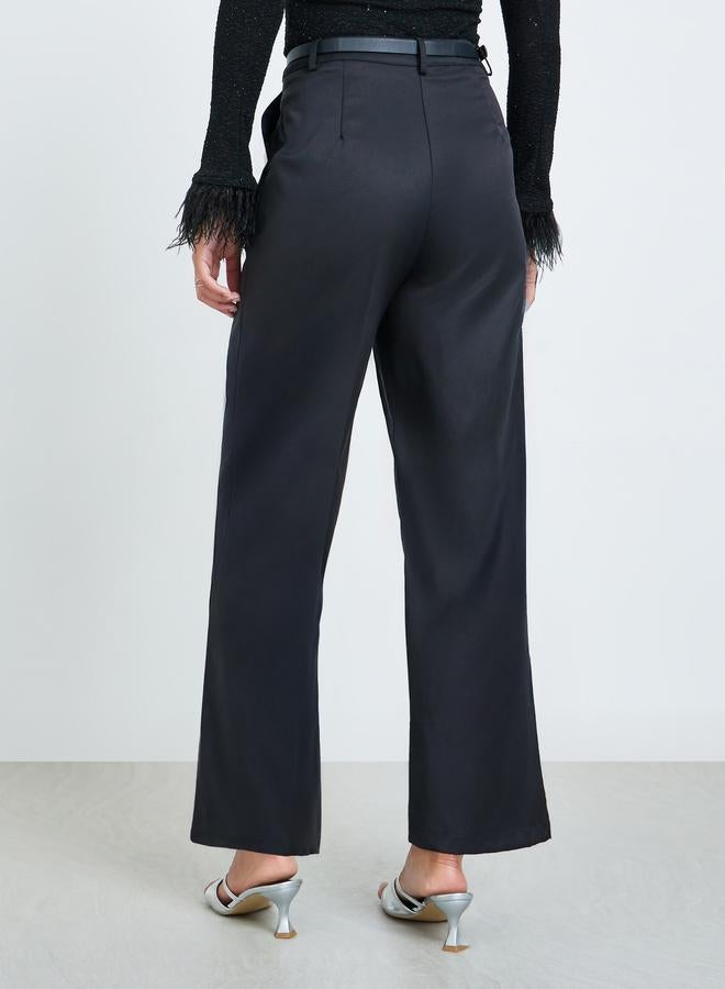 ستايلي بنطال بقصة أرجل واسعة - Image 5