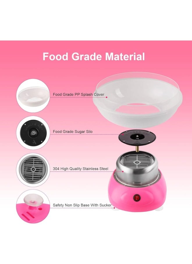 TOY GARDEN 500W Cotton Candy Machine – Portable Candy Floss Maker for Kids & Adults – Works with Sugar-Free & Hard Candy – Birthday & Holiday Gift  - Image 2