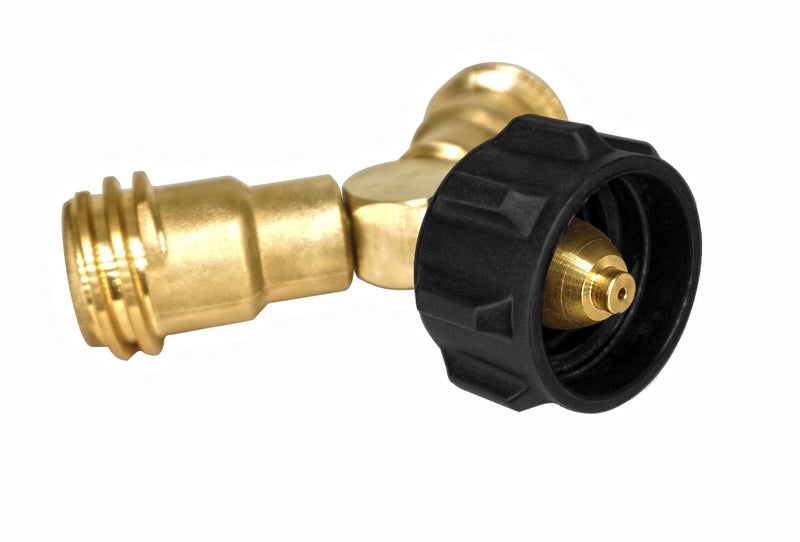 DOZYANT Propane Splitter, 2 Way LP Gas Adapter Tee Connector for 20lb Propane Tank Cylinder, Work with BBQ Grills, Camping Stoves, Gas Burners, Heater - Image 2