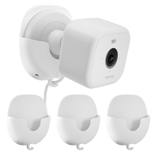 sibada 3 Pack Blink Camera No Drill No Screws Wall Mount Bracket for Blink Outdoor 4/Outdoor 2K+/Mini 2/Mini 2K+ Indoor Cameras, Strong Adhesive Mount, Damage-Free, Easy to Install - Image 1