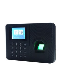 NIBEMINENT Intelligent Biometric Fingerprint Attendance Machine Black  - Image 1