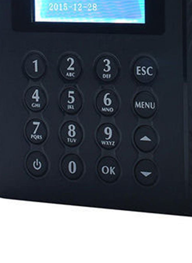 NIBEMINENT Intelligent Biometric Fingerprint Attendance Machine Black  - Image 5