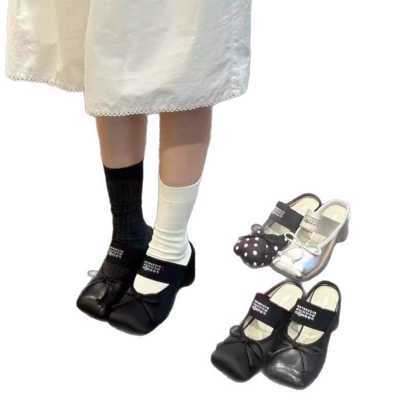 شبشب نسائي بكعب سميك وقوس وطرف مغلق - Image 5