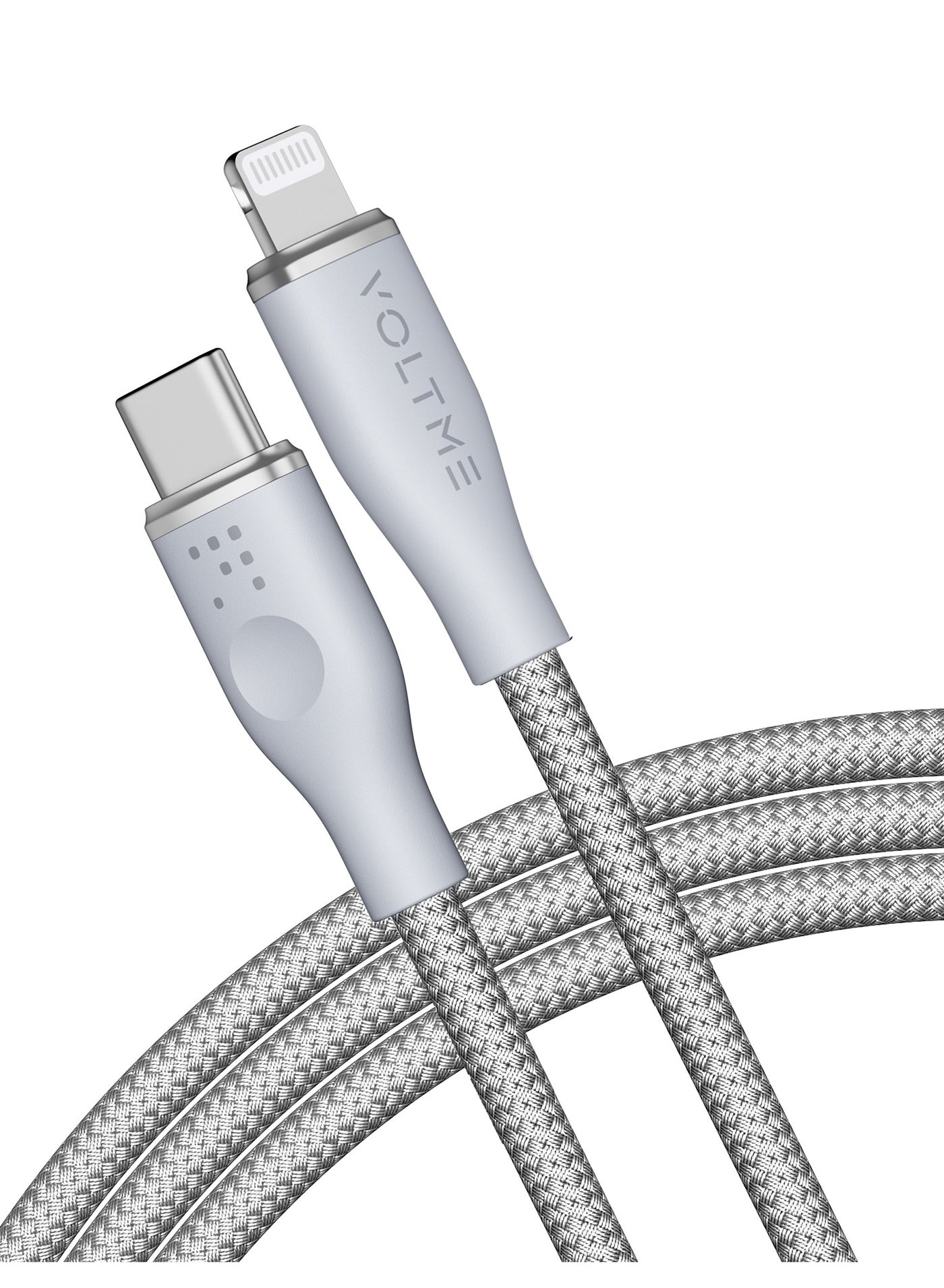 USB-C to Lightning Cable 30W PD Fast Charging, Rugged Double Nylon Braided, (1.2m/4ft), Hi-Speed USB 2.0 Data Transfer 480Mbps, Durable Charging Cord Compatible with iPhone 14, 14 Plus, 14 Pro, 14 Pro Max, iPhone 13, 13 Pro, 12, 11, XS, SE, iPad 9, & More Devices (Gray)