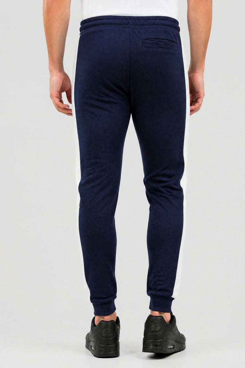 Ellesse Men Sportswear Fit Outdoor Sweatpants, Navy Blue - Image 4