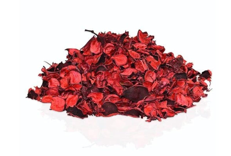 RE Rose Potpourri | Scented Dried Flowers & Leaves for Home & Office Decorations | Light Red | 100gm