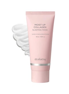 Sleeping mask for the face with collagen to moisturize the skin for all skin types, 50 ml