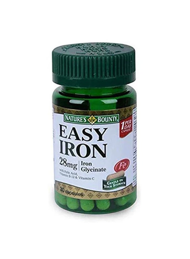 Easy Iron 28 Mg Capsules 30'S