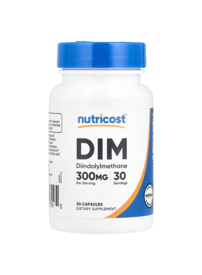 Nutricost DIM, 300 mg, 30 Capsules