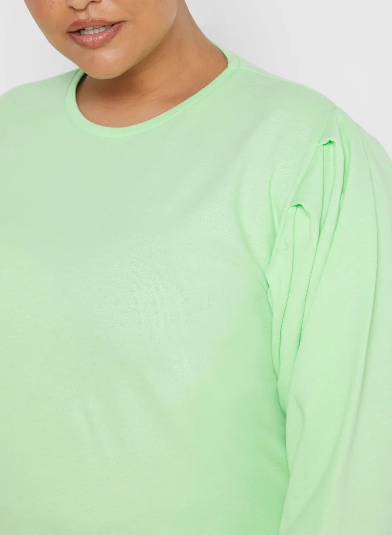 Wednesdays Girl Curve Oversized Sweatshirt