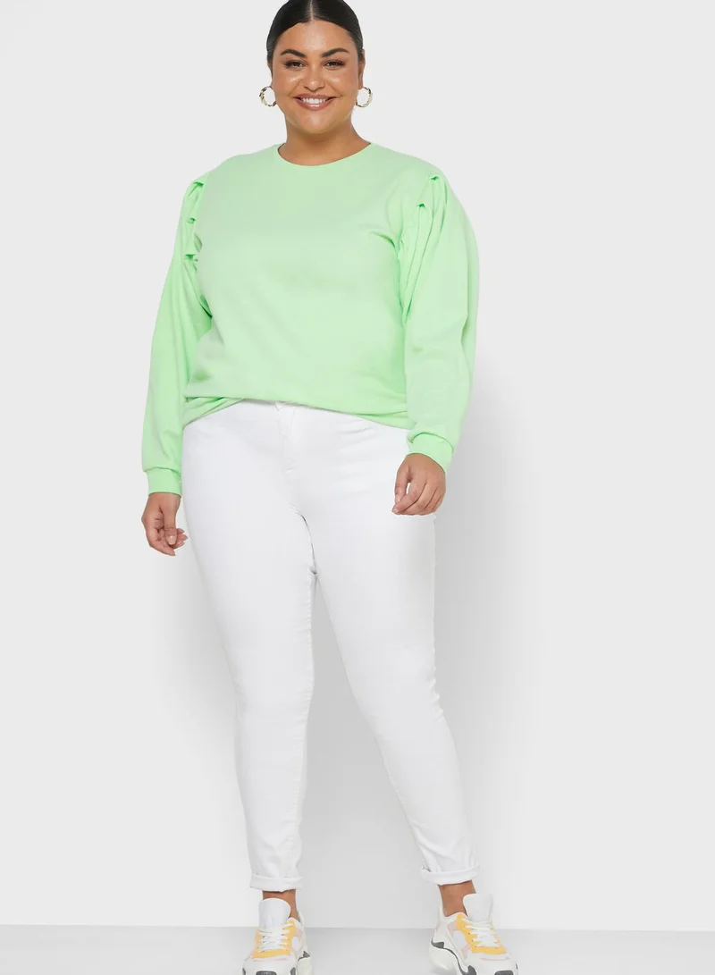 Wednesdays Girl Curve Oversized Sweatshirt