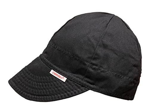 Comeaux Caps Single Sided Solid Black Welding Hat Size 7 3/8 - Image 1