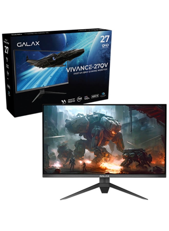 GALAX (VI-27QV) Gaming Monitor 27inch QHD / Fast VA / 165Hz / 1ms / G-Sync / sRGB 100% / Borderless | VIVANCE-27QV - Image 2