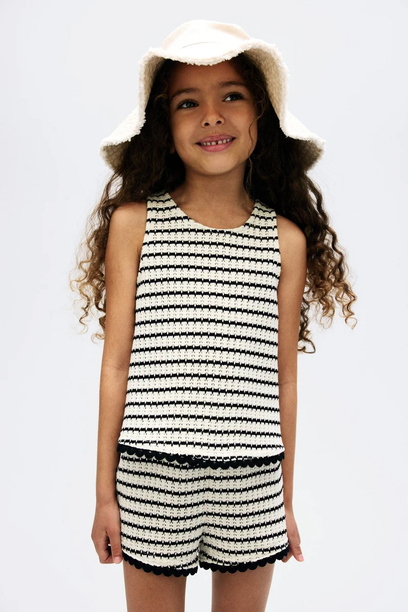 H&M Textured-knit vest top