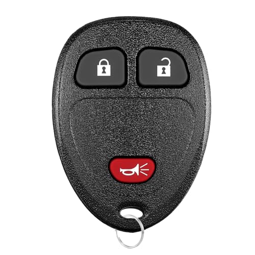 LYFUCESS Key Fob Replacement Fits for Chevy Silverado 1500 2500 Tahoe Suburban Avalanche Equinox GMC Sierra Acadia Yukon XL 2007 2008 2009 2010 2011 2012 2013 Express Traverse Keyless Entry Control OUC60270 - Image 1