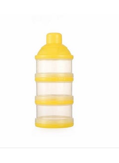Generic Baby Kids Travel Portable Milk Powder Formula Dispenser Container Pot Box 3 Compartment Rice Milk Cans Storage Box  - Image 2