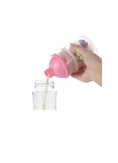 Generic Baby Kids Travel Portable Milk Powder Formula Dispenser Container Pot Box 3 Compartment Rice Milk Cans Storage Box  - Image 3
