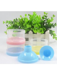 Generic Baby Kids Travel Portable Milk Powder Formula Dispenser Container Pot Box 3 Compartment Rice Milk Cans Storage Box  - Image 4