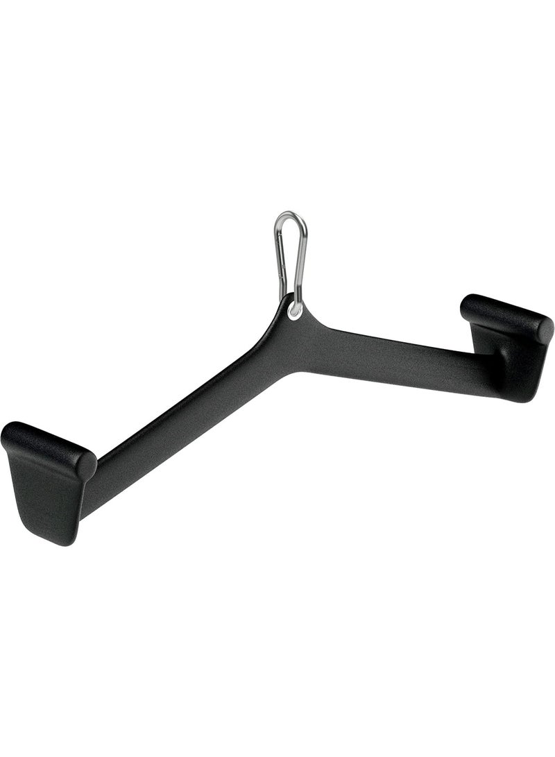 مقبض سحب علوي لجهاز الكابل LAT، بار تمرين الترايسبس والظهر والذراع، بار على شكل T وV للتمارين المنزلية والجيم، مصنوع من حديد قوي لتحمل الأوزان وتمارين القوة وبناء العضلات - Image 1