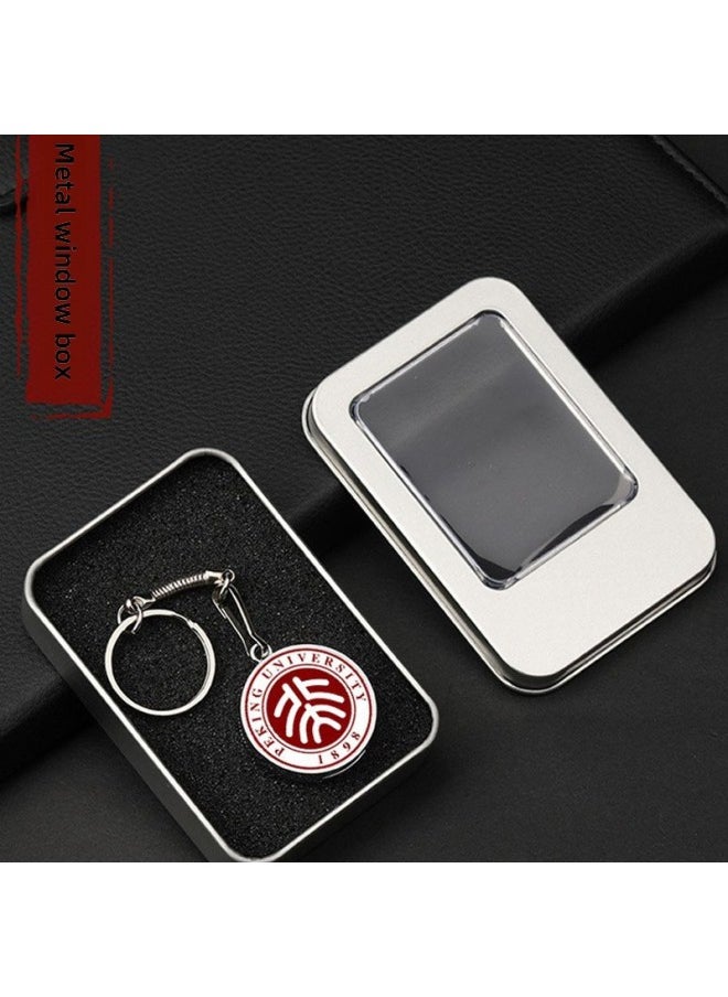 Metal School Badge U Disk Business Gift Badge U Disk Graduation Season 2.0 3.0 High-speed Lettering Gift U Disk Wholesale-Color:OPP Bag Packaging-Capacity:USB2.0 1GB  - Image 4