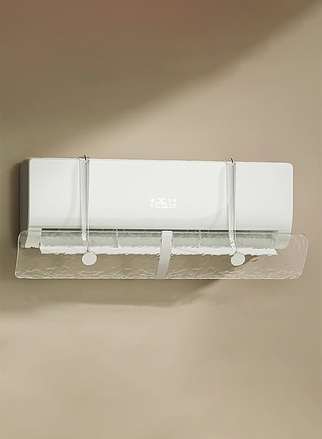 CozyNest Adjustable AC Deflector  Universal Air Conditioner Bracket with Manual Wind Control, Anti-Cold Draft Blocker for Wall Units Fits most AC - Image 1