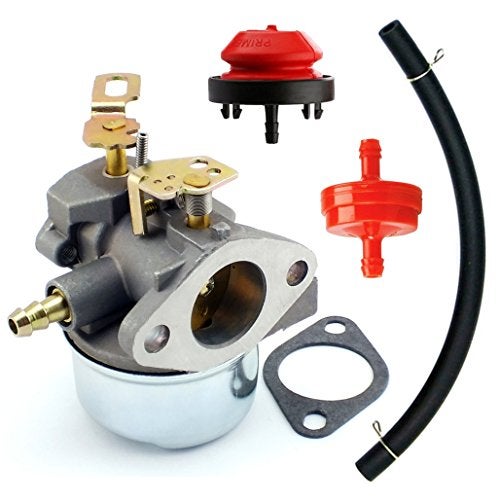 QAZAKY Carburetor with Gasket Fuel Filte Line for Tecumseh 640349 640052 640054 640058 640058A HMSK80 HMSK85 HMSK90 - Image 1