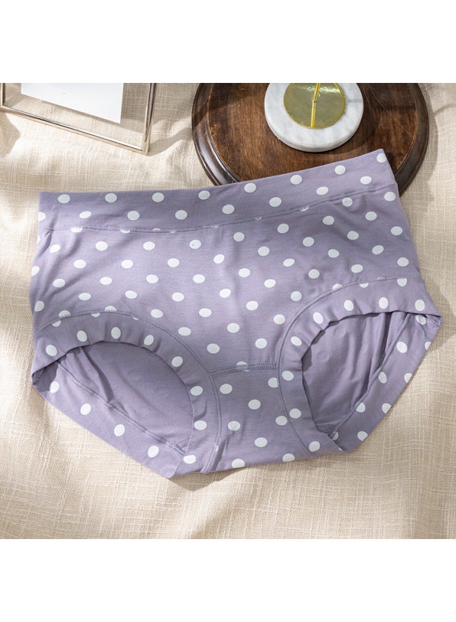 Women's Large Size Underwear, Pure Cotton, Mid-waist, Thin, Seamless, Breathable And Comfortable Style Girls Covering Briefs Lifting