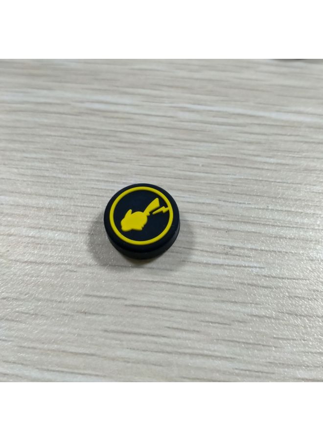Switch Rocker Cap Nintendo Cat Claw Silicone Rocker Cover NS/Lite Protective Case Handle Rocker Button Cap-Product Color:s-290 Black Background Yellow  - Image 1