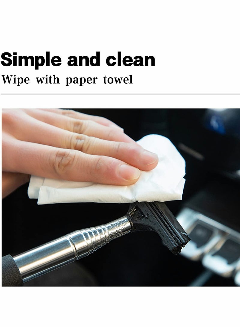 Car Rearview Mirror Wiper, Telescopic Auto Mirror Squeegee Cleaner, Long Handle Car Cleaning Tool - Image 5