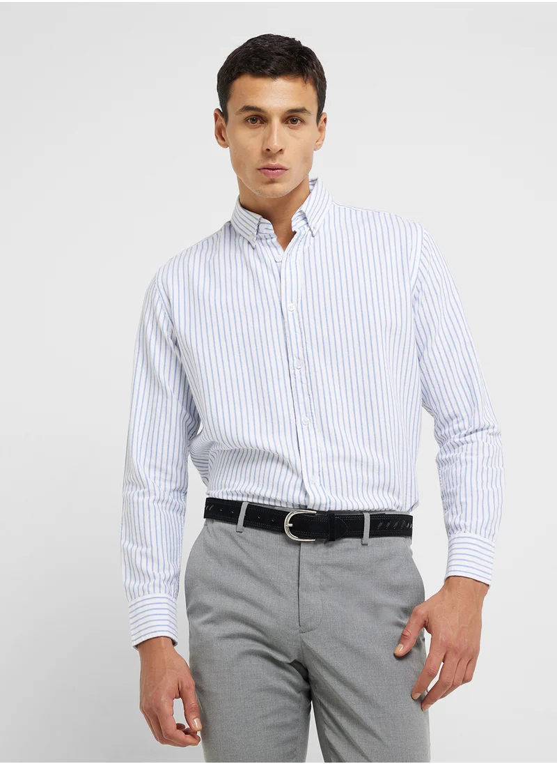 ريبلز مع نمشي Men's Button down Collar Shirts