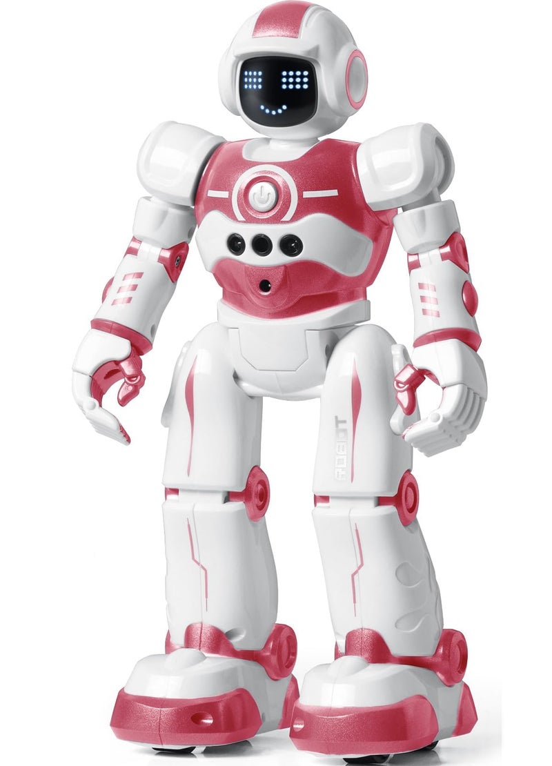 EduCuties Robot Toys for KidsProgrammable Remote Control Smart Walking Dancing Robot Toy with Gesture Sensing for Age 4 5 6 7 8 9 10 Year Old Boys Girls for Birthday PresentPink - Image 3