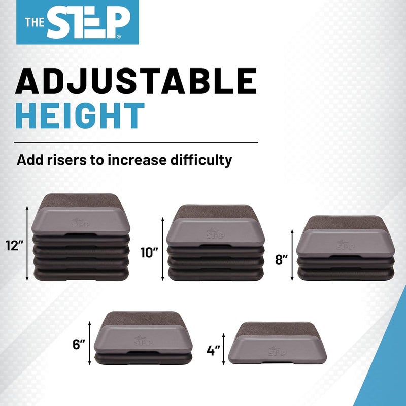 Freestyle STEP The Step Adjustable High Step Aerobic Platform with 4 Risers, Home Gym Workout Equipment, Fitness Exercise Equipment Made in the USA - Image 5