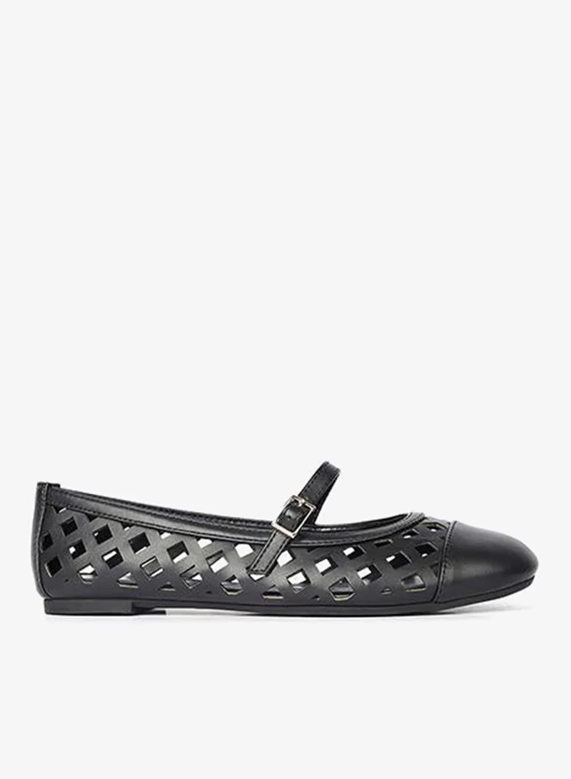 Cuple Ladies Slip-on Bellerina caged Shoes