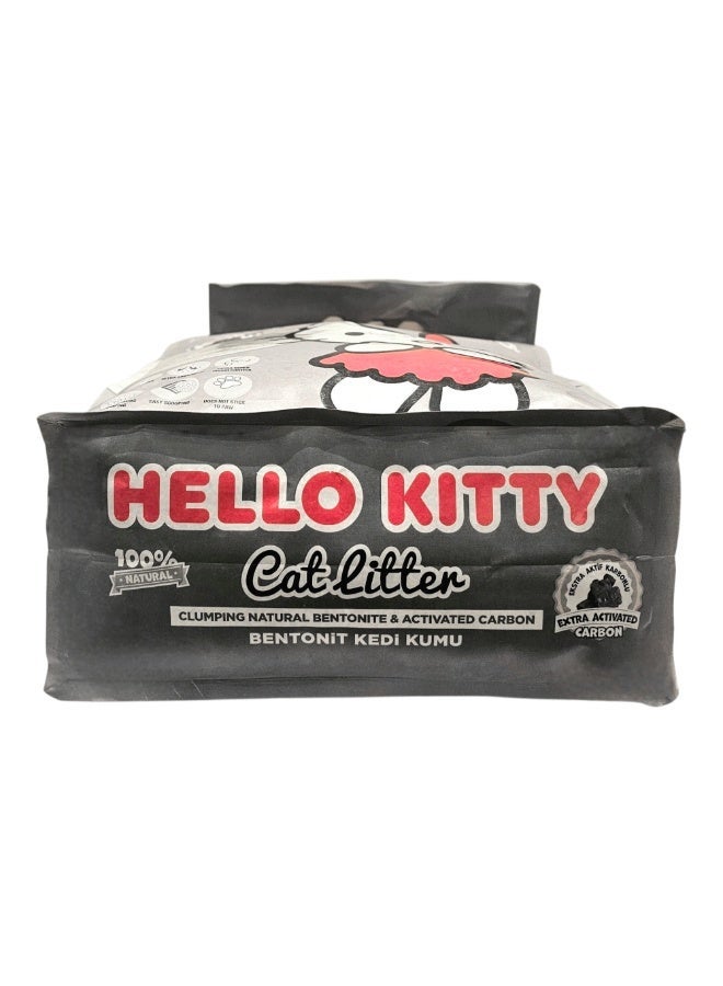 هالو كيتي بت فان هالو كيتي رمل قطط  10 لتر برائحة الفحم النشط - Image 5