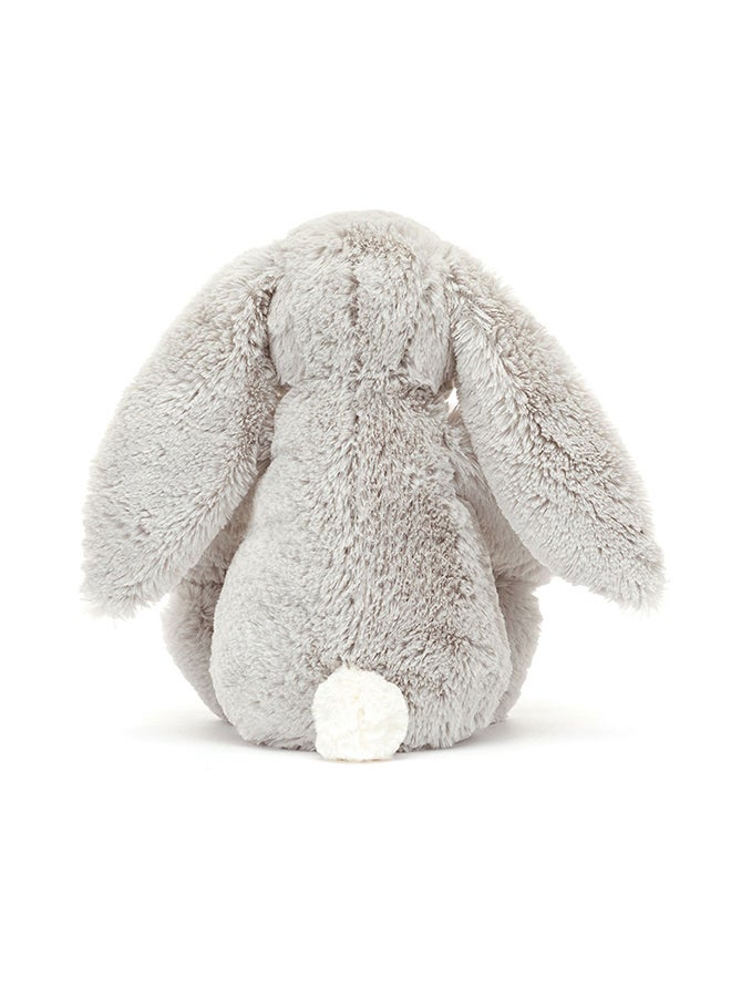 Jellycat Blossom Silver Bunny Bloom 28cm, Soft Plush Bunny with Floral Print Ears, Luxury Stuffed Animal Toy - Image 2