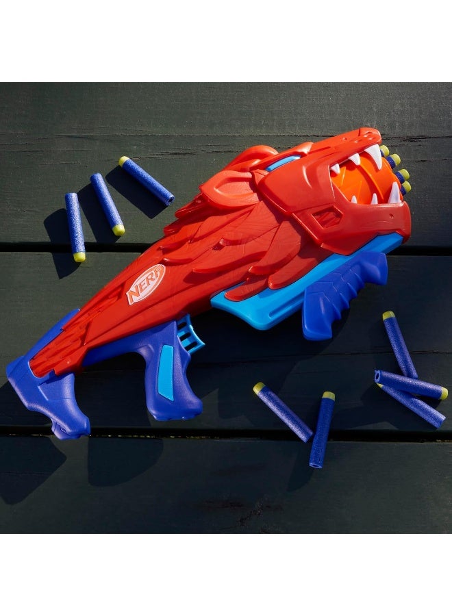 Nerf Junior Wild Lionfury, Easy Play Dart Blaster, 16 Nerf Elite Darts, Nerf Blaster Lion Toys, Outdoor Toys - Age 6 years & Up. - Image 3