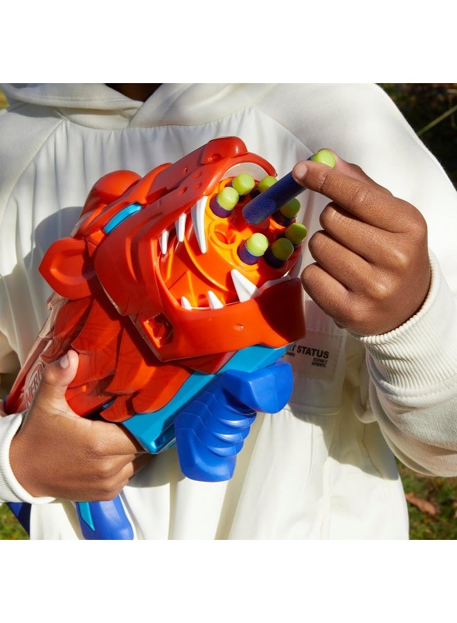 Nerf Junior Wild Lionfury, Easy Play Dart Blaster, 16 Nerf Elite Darts, Nerf Blaster Lion Toys, Outdoor Toys - Age 6 years & Up. - Image 5