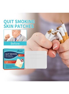 ximonth 30 Pieces Quit Smoking Skin Patches, Stop Smoking Aid, Relieve Smoking Addiction Health Patch, Easy And Effective Anti-Smoking Stickers  - Image 3