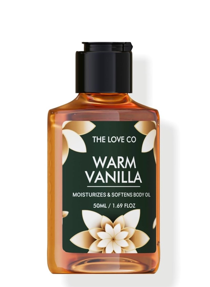 مرطب الجسم الدافئ بالفانيليا أثناء الاستحمام | زيت جوز الهند وزيت الشيا | لجميع أنواع البشرة | يرطب ويملأ الجسم | يقلل من الجفاف والنتوءات | غير دهني (50 مل)