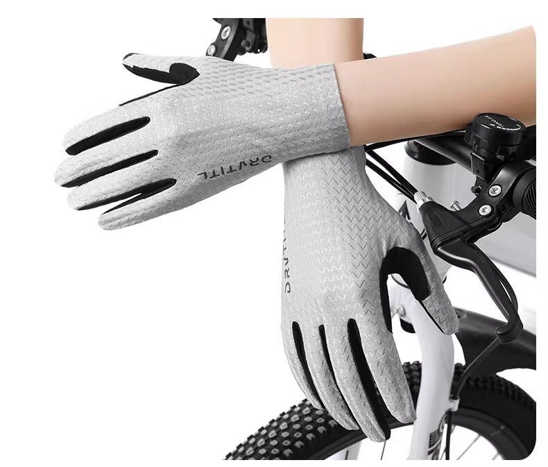 Sports Gloves With Air Cushion Anti Slip Wear Resistant Protection For Fitness Cycling And Outdoor Activities - Image 3