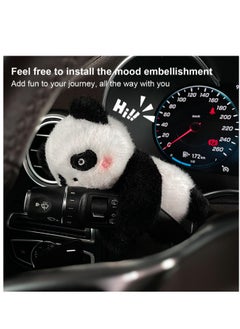 Generic Cute Bunny and Panda Car Ornaments for Women and Girls, Decorative Wiper Shift Handle Accessories, Perfect Gift for Auto Interior  - Image 4