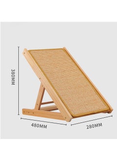 Cat Scratcher Ramp 19'' with Replaceable Sisal Mat Three Different Adjustable Height Pet Mobility Ramp for Cats  Made Of Original Natural Wood - pzsku/Z69EF2A11CDC7D3830DA6Z/45/_/1684160510/331a5fef-b760-4549-a38a-4872fc8691dc