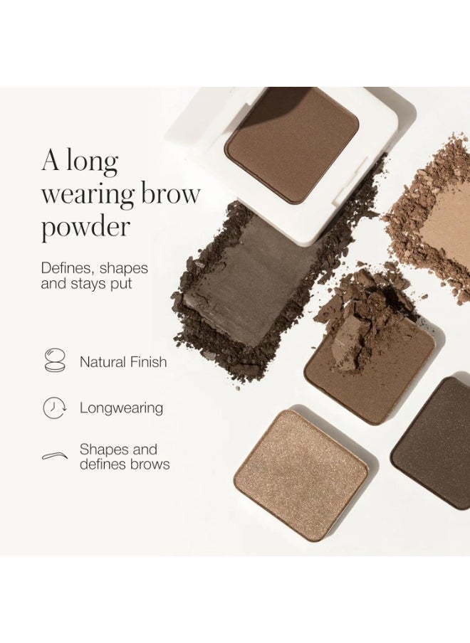 RMS Beauty RMS Beauty Back2Brow Powder, Eyebrow Powder in Taupe Light Brown & Blonde Eyebrow Color, Auburn & Brown Brow Powder, Brown & Black Eyebrow Makeup, Eyebrow Palette, Eyebrow Filler  - Image 3